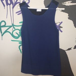 TSE Sheer Cashmere Sleeveless Top